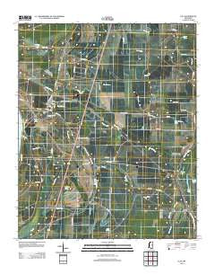 Lula Mississippi Historical topographic map, 1:24000 scale, 7.5 X 7.5 Minute, Year 2012