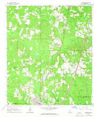 Lumberton Mississippi Historical topographic map, 1:24000 scale, 7.5 X 7.5 Minute, Year 1964