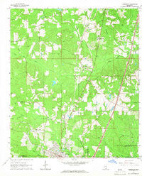 Lumberton Mississippi Historical topographic map, 1:24000 scale, 7.5 X 7.5 Minute, Year 1964