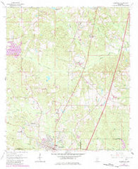 Lumberton Mississippi Historical topographic map, 1:24000 scale, 7.5 X 7.5 Minute, Year 1964