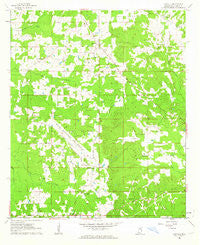 Lynville Mississippi Historical topographic map, 1:24000 scale, 7.5 X 7.5 Minute, Year 1962