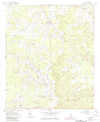 Lynville Mississippi Historical topographic map, 1:24000 scale, 7.5 X 7.5 Minute, Year 1962