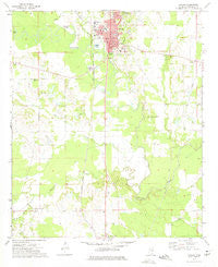 Macon Mississippi Historical topographic map, 1:24000 scale, 7.5 X 7.5 Minute, Year 1973