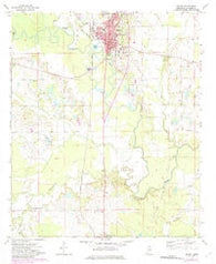Macon Mississippi Historical topographic map, 1:24000 scale, 7.5 X 7.5 Minute, Year 1973