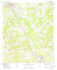 Magee South Mississippi Historical topographic map, 1:24000 scale, 7.5 X 7.5 Minute, Year 1975