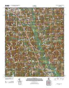Magee South Mississippi Historical topographic map, 1:24000 scale, 7.5 X 7.5 Minute, Year 2012