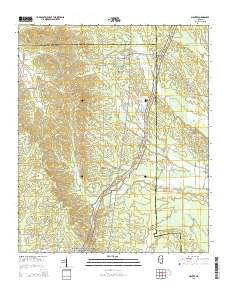 Mantee Mississippi Current topographic map, 1:24000 scale, 7.5 X 7.5 Minute, Year 2015