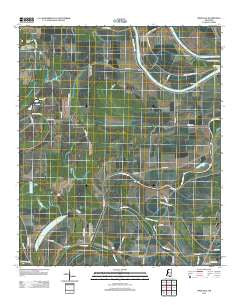 Marcella Mississippi Historical topographic map, 1:24000 scale, 7.5 X 7.5 Minute, Year 2012