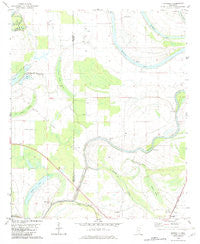 Marcella Mississippi Historical topographic map, 1:24000 scale, 7.5 X 7.5 Minute, Year 1982
