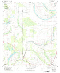 Marcella Mississippi Historical topographic map, 1:24000 scale, 7.5 X 7.5 Minute, Year 1982