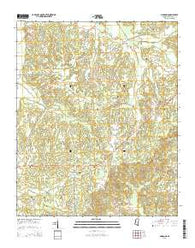 Marianna Mississippi Current topographic map, 1:24000 scale, 7.5 X 7.5 Minute, Year 2015