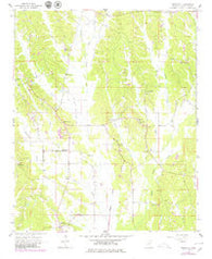 Marietta Mississippi Historical topographic map, 1:24000 scale, 7.5 X 7.5 Minute, Year 1965