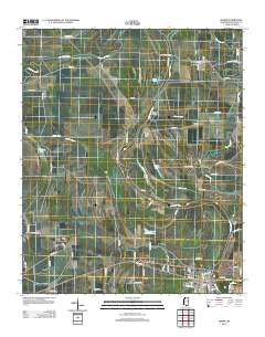 Marks Mississippi Historical topographic map, 1:24000 scale, 7.5 X 7.5 Minute, Year 2012