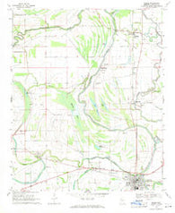 Marks Mississippi Historical topographic map, 1:24000 scale, 7.5 X 7.5 Minute, Year 1969