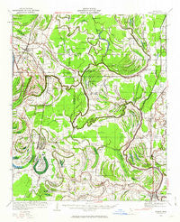 Marks Mississippi Historical topographic map, 1:62500 scale, 15 X 15 Minute, Year 1932