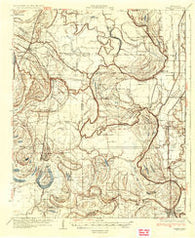 Marks Mississippi Historical topographic map, 1:62500 scale, 15 X 15 Minute, Year 1935