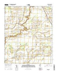 Mattson Mississippi Current topographic map, 1:24000 scale, 7.5 X 7.5 Minute, Year 2015