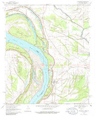 Mayersville Mississippi Historical topographic map, 1:24000 scale, 7.5 X 7.5 Minute, Year 1970