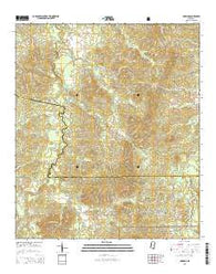 McBride Mississippi Current topographic map, 1:24000 scale, 7.5 X 7.5 Minute, Year 2015