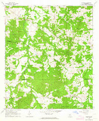 McBride Mississippi Historical topographic map, 1:24000 scale, 7.5 X 7.5 Minute, Year 1963