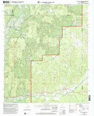 McCall Creek Mississippi Historical topographic map, 1:24000 scale, 7.5 X 7.5 Minute, Year 2000