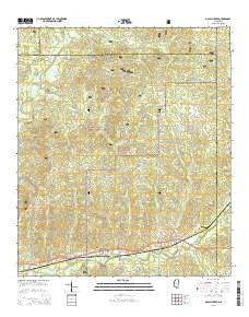 McCall Creek Mississippi Current topographic map, 1:24000 scale, 7.5 X 7.5 Minute, Year 2015