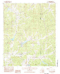 McCarley Mississippi Historical topographic map, 1:24000 scale, 7.5 X 7.5 Minute, Year 1983