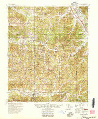McCarley Mississippi Historical topographic map, 1:62500 scale, 15 X 15 Minute, Year 1954
