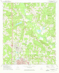 McComb North Mississippi Historical topographic map, 1:24000 scale, 7.5 X 7.5 Minute, Year 1972