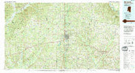 McComb Mississippi Historical topographic map, 1:100000 scale, 30 X 60 Minute, Year 1994