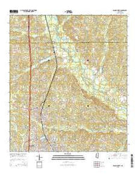 McComb North Mississippi Current topographic map, 1:24000 scale, 7.5 X 7.5 Minute, Year 2015