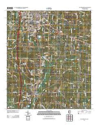 McComb South Mississippi Historical topographic map, 1:24000 scale, 7.5 X 7.5 Minute, Year 2012