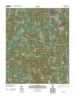 McCool Mississippi Historical topographic map, 1:24000 scale, 7.5 X 7.5 Minute, Year 2012