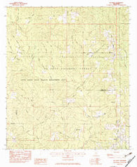 McHenry Mississippi Historical topographic map, 1:24000 scale, 7.5 X 7.5 Minute, Year 1982