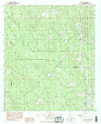 McHenry Mississippi Historical topographic map, 1:24000 scale, 7.5 X 7.5 Minute, Year 1982