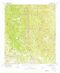 McHenry Mississippi Historical topographic map, 1:62500 scale, 15 X 15 Minute, Year 1954