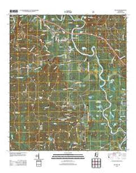 McLain Mississippi Historical topographic map, 1:24000 scale, 7.5 X 7.5 Minute, Year 2012