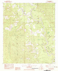 McLain Mississippi Historical topographic map, 1:24000 scale, 7.5 X 7.5 Minute, Year 1982
