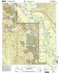 McLain Mississippi Historical topographic map, 1:24000 scale, 7.5 X 7.5 Minute, Year 2000