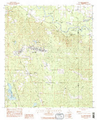 McLaurin Mississippi Historical topographic map, 1:24000 scale, 7.5 X 7.5 Minute, Year 1983