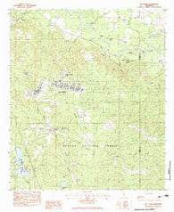McLaurin Mississippi Historical topographic map, 1:24000 scale, 7.5 X 7.5 Minute, Year 1983