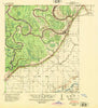 Mechanicsburg Mississippi Historical topographic map, 1:62500 scale, 15 X 15 Minute, Year 1940