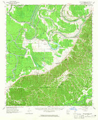 Mechanicsburg Mississippi Historical topographic map, 1:62500 scale, 15 X 15 Minute, Year 1963
