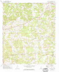 Mendenhall SE Mississippi Historical topographic map, 1:24000 scale, 7.5 X 7.5 Minute, Year 1971
