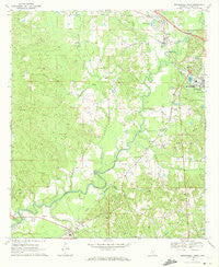 Mendenhall West Mississippi Historical topographic map, 1:24000 scale, 7.5 X 7.5 Minute, Year 1970