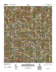 Mendenhall SE Mississippi Historical topographic map, 1:24000 scale, 7.5 X 7.5 Minute, Year 2012
