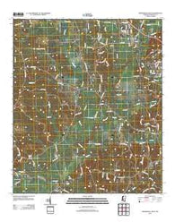 Mendenhall West Mississippi Historical topographic map, 1:24000 scale, 7.5 X 7.5 Minute, Year 2012