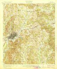 Meridian Mississippi Historical topographic map, 1:62500 scale, 15 X 15 Minute, Year 1923