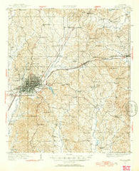 Meridian Mississippi Historical topographic map, 1:62500 scale, 15 X 15 Minute, Year 1921
