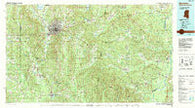 Meridian Mississippi Historical topographic map, 1:100000 scale, 30 X 60 Minute, Year 1984